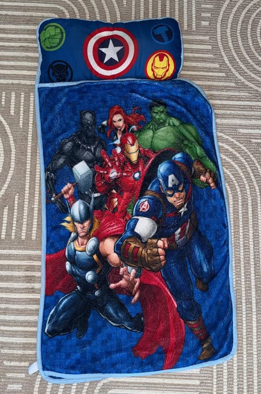 Marvel Avengers Toddler Daycare Nap Mat – Fair Used Condition